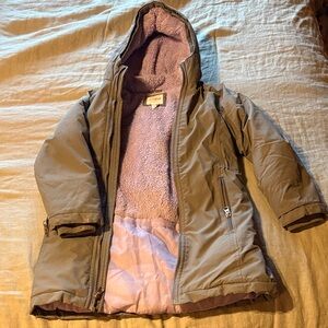 Cat & Jack Kids Puffer Jacket with Purple Lining